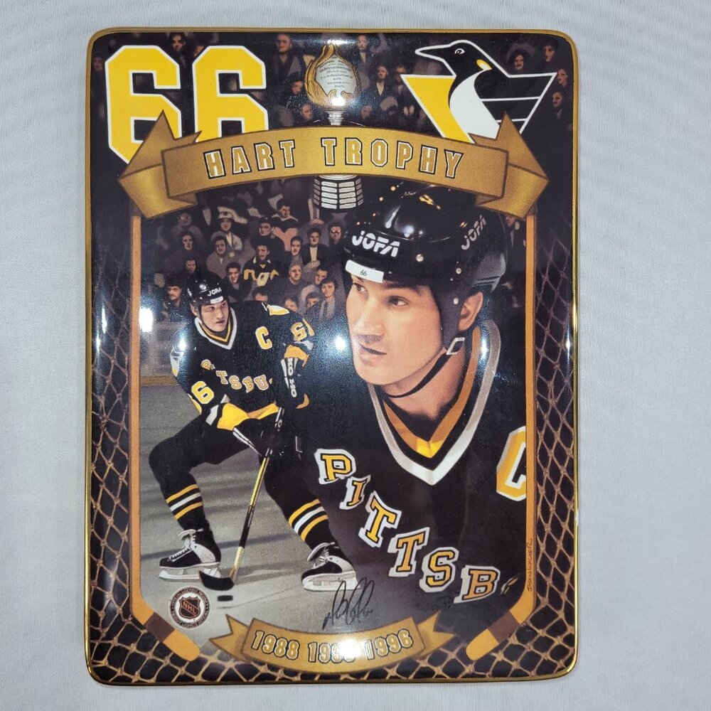 NHL Collector Plate Hart Trophy Most Valuable Mario Limited Edition Jason Walker